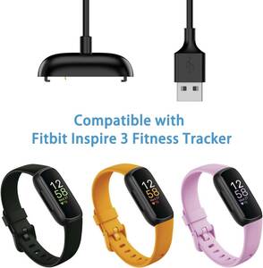 特価！！フィットビット 充電スタンド Fitbit Inspire 3 充電器 USB ケーブル 充電器 スマートウォッチアクセサリ 急速充電 (50cm)