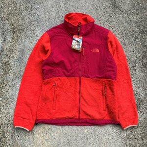 【レディース M】未使用 THE NORTH FACE ジップアップ フリース デナリジャケット ピンク系■オールド アメリカ古着 ノースフェイス