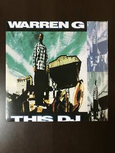 アナログ盤 WARREN G / This D.J. 12インチ レコード LP HIPHOP R&B ラップ ヒップホップ