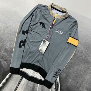 新品 Rapha 特別限定版 ウィメンズ プロチーム ロングスリーブ トレーニング ジャージ XSサイズグレー