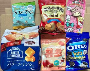 お菓子詰め合わせW1 カントリーマアムバターフィナンシェ カントリーマアムminiバニラ オレオビッツサンド サンリオチョコ など