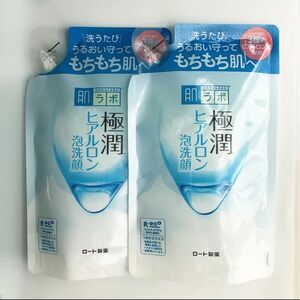 【2袋】肌ラボ 極潤 ヒアルロン泡洗顔 つめかえ用 140ml