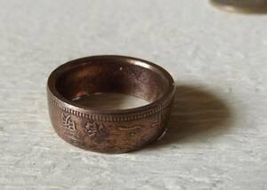 № 21 Размер монетный кольцо кольцо новая неиспользованная бесплатная доставка (9611) ручной антаки старая монета