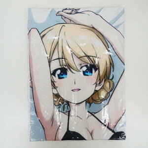 DK6466/[ unopened ] Girls&Panzer last chapter Darjeeling / black .. under .. Dakimakura cover (2WAY tricot )