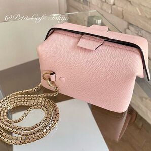 【Valextra】トリックトラック クロスボディ ナノ ピンク ミニバッグ