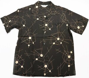 STAR OF HOLLYWOOD (スターオブハリウッド) レーヨンシャツ “ATOMIC SPIDER WEB” SH37594 美品 size S / アトミック スパイダーウェブ