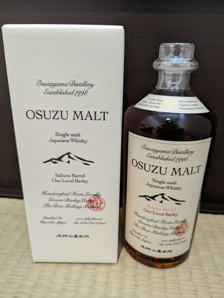 未開栓 尾鈴モルト サクラバレル シングルモルト 700ml 46% オスズモルト Sakura Barrel OSUZUMALT