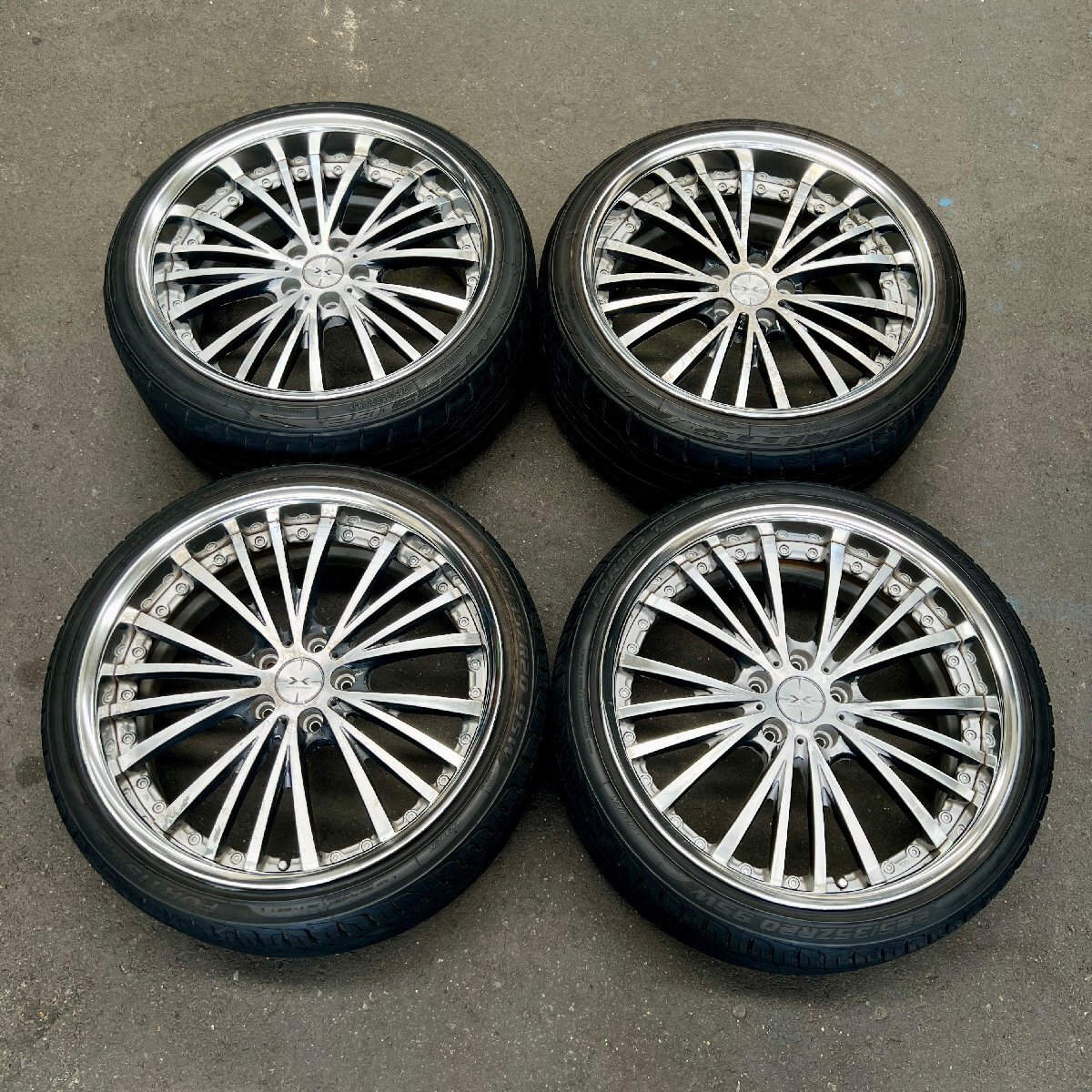 楽天市場】中古 ホイール EDMOND Wheels 4本セット 19インチ 8.5
