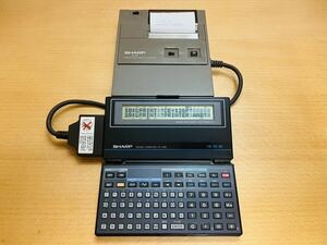 [ произведено техническое обслуживание / прекрасный товар / более поздняя модель ] sharp карманный компьютер для принтер кассета интерфейс CE-126P