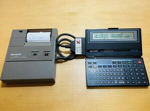 [ maintenance settled / beautiful goods / latter term model ] sharp pocket computer for printer cassette interface CE-126P