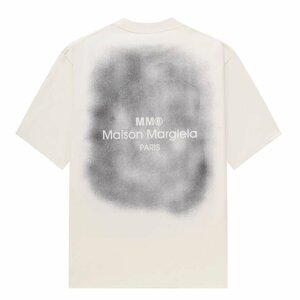 Maison Margiela マルタンマルジェラ　Tシャツ　半袖　文字ロゴ　丸首　コットン　男女兼用　46-52　サイズ選択可能　MM6 xx2165