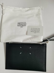 Maison Margiela マルタンマルジェラ メンズ　ポーチ　財布　カードケース　収納　手持ちストラップ付き　牛革　レザー MM6 xx2171