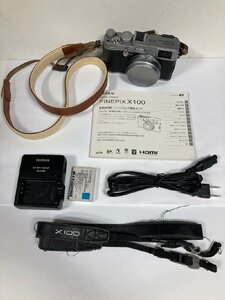 【中古品】フジフィルム ファインピックス X100 デジタルカメラ / FUJIFILM FINEPIX X100 / 富士フィルム / シルバー / 簡易動作確認済