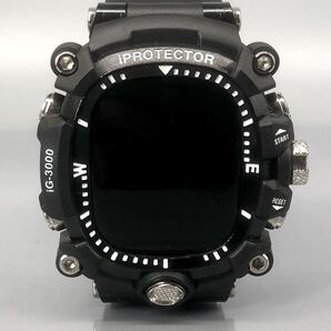 Gブラック★アップルウォッチバンド ラバーベルト カバー Apple Watch ケース 44mm 45mm
