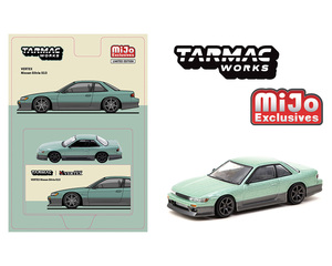 ターマックワークス 1/64 バーテックス 日産 シルビア S13 グリーン Tarmac Works VERTEX Nissan Silvia S13 MiJo限定 ミニカー