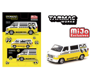 ターマックワークス 1/64 ダッジ バン ムーンアイズ Tarmac Works Dodge Van Mooneyes MiJo限定 ミニカー