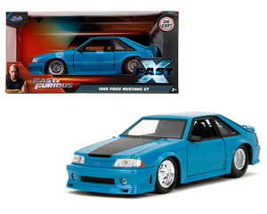 JADA TOYS 1/24 ワイルドスピード フォード マスタング GT 1989 ブルー Ford Mustang GT Fast and Furious ミニカー
