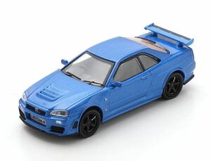  Schuco 1/64 Nissan GT-R (R34) Z-TUNE 1999 голубой SCHUCO NISSAN GT-R (R34) Z-TUNE миникар 