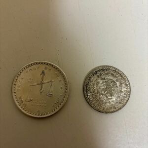 メキシコ1オンス銀貨、1ペソ銀貨、外国切手など 