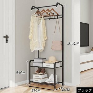  closet hanger rack wardrobe storage shelves attaching hanger rack clothes clotheshorse interior black 