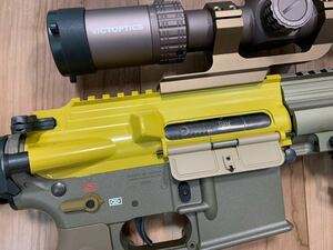 東京マルイ　次世代HK416D　メタルアッパーフレーム　G28風塗装済み