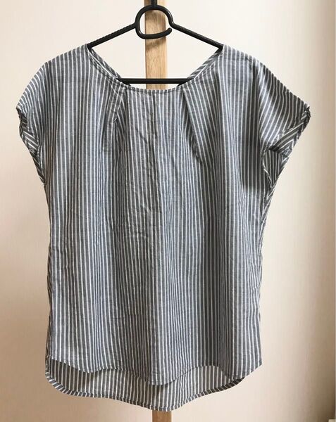 【即日発送】 #POPE PICNIC ロペピクニックストライプシャッツブラウス