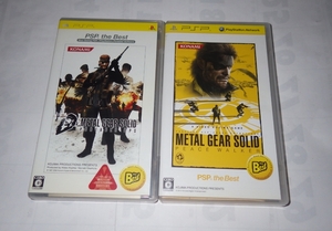 【PSP】 METAL GEAR SOLID PEACE WALKER メタルギアソリッドピースウォーカー メタルギアソリッドOPS　説明書付属