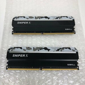 【ジャンク品】 G.Skill SniperX F4-3200C16D-32GSXWB DDR4 PC4-25600 16GB 2枚組 セット 動作未確認 240520SK500005