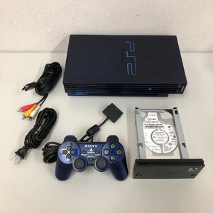 SONY ソニー プレイステーション2 PS2 BBパック 本体 SCPH-50000 ミッドナイトブルー 240513SK410071