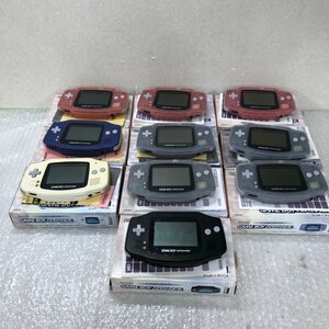 【ジャンク品】任天堂 Nintendo ゲームボーイアドバンス GAME BOY ADVANCE AGB-001 本体10点セット 動作未確認 箱有 240530SK750057