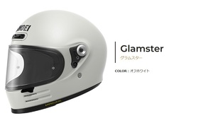 送料無料　SHOEI　Glamster　Mサイズ　新品　オフホワイト　57-58cm　ショウエイ　グラムスター　OFF　WHITE　ショーエイ