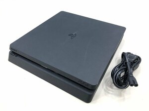 △【4】初期化済み SONY PS4slim CUH-2000A ジェットブラック 500GB 本体のみ 同梱不可 1円スタート