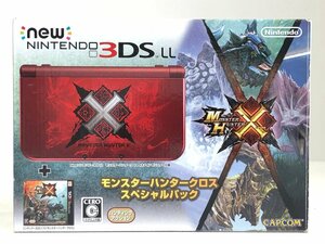 △【10】初期化済み new Nintendo 3DS LL モンスターハンタークロス スペシャルパック 同梱不可 1円スタート