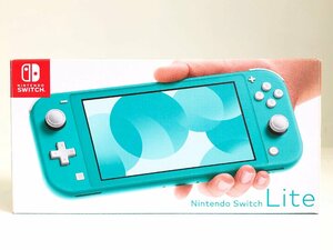 △【7】初期化済み Nintendo switch Lite/スイッチライト ターコイズ 同梱不可 1円スタート