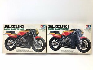 0[4] not yet constructed Tamiya 1/12 motorcycle series Suzuki RGB500 Grand Prix Racer 2 piece set plastic model including in a package un- possible 1 jpy start 