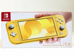 △【6】初期化済み Nintendo switch Lite/スイッチライト イエロー 同梱不可 1円スタート