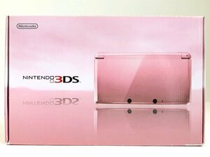 △【9】初期化済み Nintendo 3DS ミスティピンク CTR-001 同梱不可 1円スタート