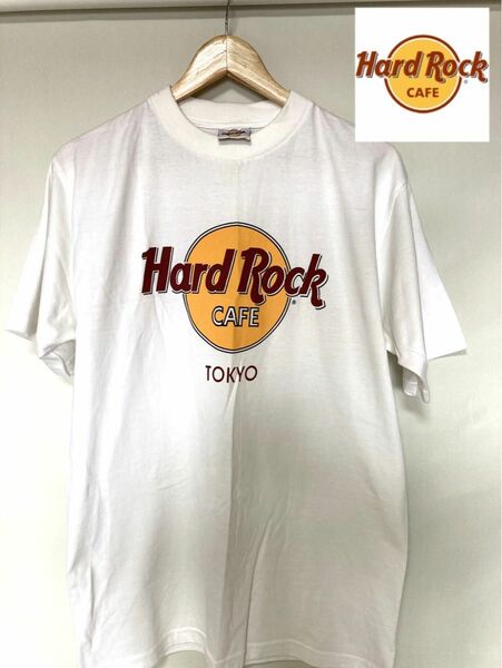 HARDROCKCAFEハードロックカフェTOKYOアドバタイジングTシャツM ロゴ Tシャツ Rock 90s 半袖