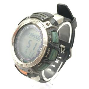 ○E242-64 CASIO/カシオ PRO TREK デジタル文字盤 メンズ ソーラー 腕時計 PRW-1000J 稼働品