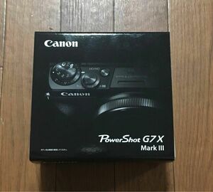 Canon PowerShot G7X MARK III シルバー　新品未開封　家電量販店購入