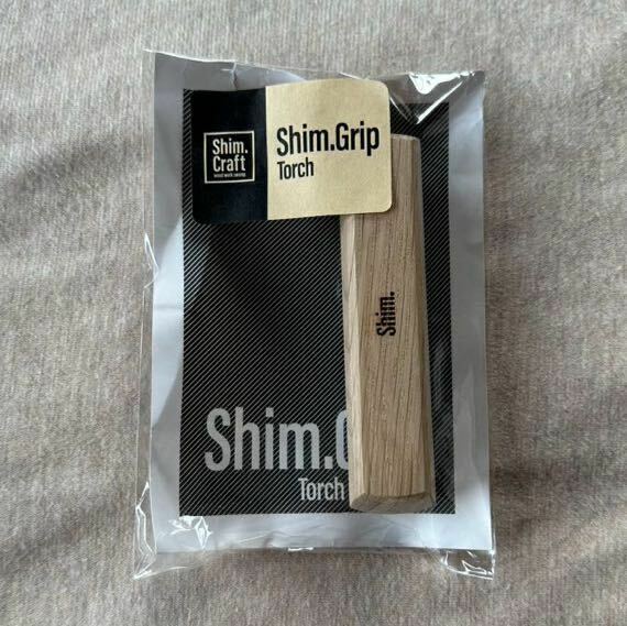 新品 shim.craft Shim.Grip Torch オーク シムクラフト シムグリップ トーチ 木製 グリップ スノーピーク フォールディングトーチ カスタム