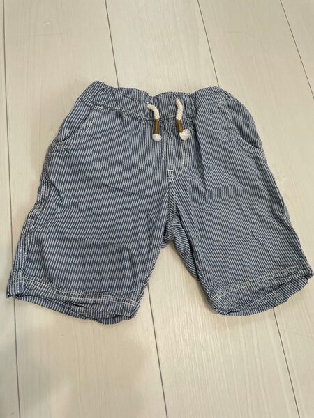ストライプ キッズ ハーフパンツ 100cm