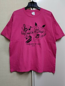 [送料無料](s31f2)XL音楽ロックアートイベントcafeカフェusaアメリカ輸入古着半袖プリントTシャツオーバーサイズゆるだぼ