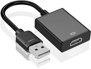 Pewesv「2023 新型」USB HDMI 変換アダプタ 「ドライバー内蔵」 usbディスプレイアダプタ 5Gbps高速伝