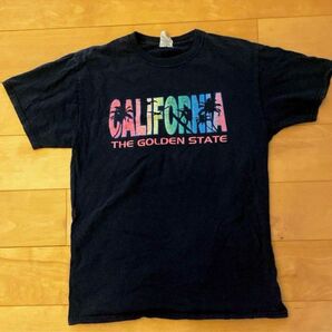 アメリカ限定 Tシャツ カリフォルニア ゴールデンステート 蛍光 ネオン