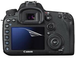 11-17-01【高光沢タイプ】Canon EOS 7D MarkII/6D MarkII用 指紋防止 反射防止 気泡レス カメラ液晶保護フィルム