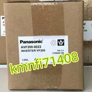 【新品★Ｔ番号適格請求書/領収書】Panasonic インバーター　AVF200-0022(200V 0.2KW) ★６ヶ月保証