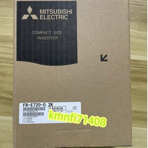 【新品★Ｔ番号適格請求書/領収書】三菱電機 FR-E720-0.2K　★保証6ヶ月