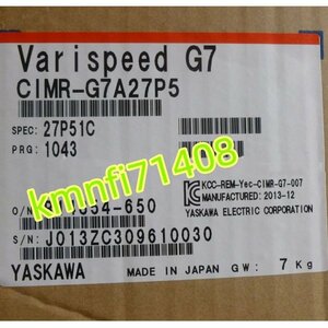 【新品★Ｔ番号適格請求書/領収書】YASKAWA 安川電機 インバーター　CIMR-G7A27P5　【6ケ月保証】