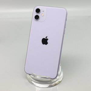 Apple iPhone11 64GB Purple A2221 MWLX2J/A バッテリ81% ■SIMフリー★Joshin6404【1円開始・送料無料】